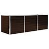 vidaXL Garten-Hochbeet Braun 240 x 80 x 77 cm Verzinkter Stahl