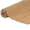 vidaXL Teppich Rechteckig Natur 160x230 cm Jute