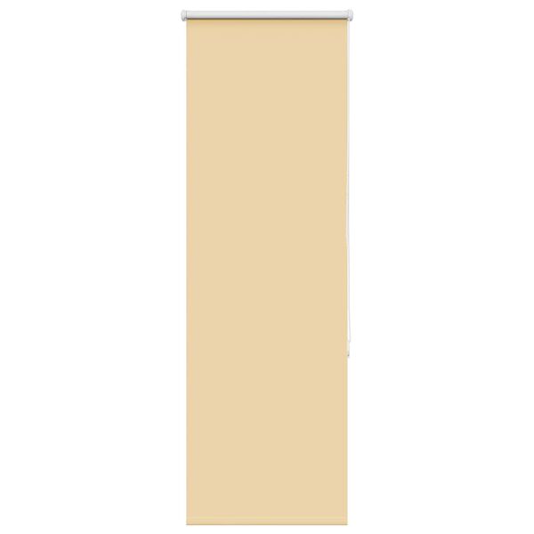 vidaXL Verdunkelungsrollo Beige 50x130cm Stoffbreite 45,7 cm Polyester