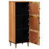 vidaXL Highboard mit Speicher Natur 40 x 33 x 110 cm Massivholz Mango