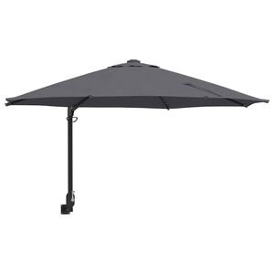 vidaXL Gartensonnenschirm 248 x 248 x 148 cm Polyester und Stahl