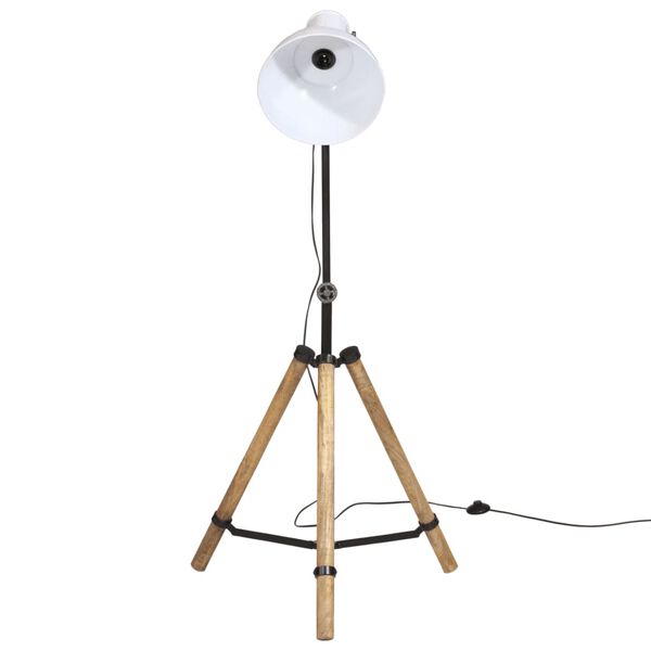 vidaXL Stehleuchte 25 W Weiß 75x75x90-150 cm E27