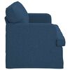 vidaXL Sofa 140cm Blau Metall