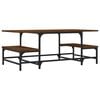 vidaXL Couchtisch Braun Eichen-Optik 100x50,5x40 cm Holzwerkstoff