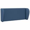 vidaXL Kopfteil Ohr Blau 40 x 23 x 6 cm Stoff
