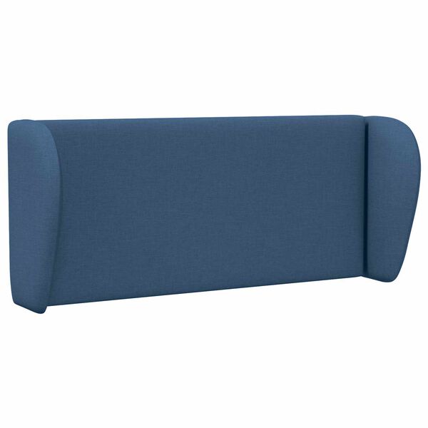 vidaXL Kopfteil Ohr Blau 40 x 23 x 6 cm Stoff