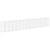 vidaXL Gabionenwand mit Abdeckung Verzinkter Stahl 900x30x150 cm