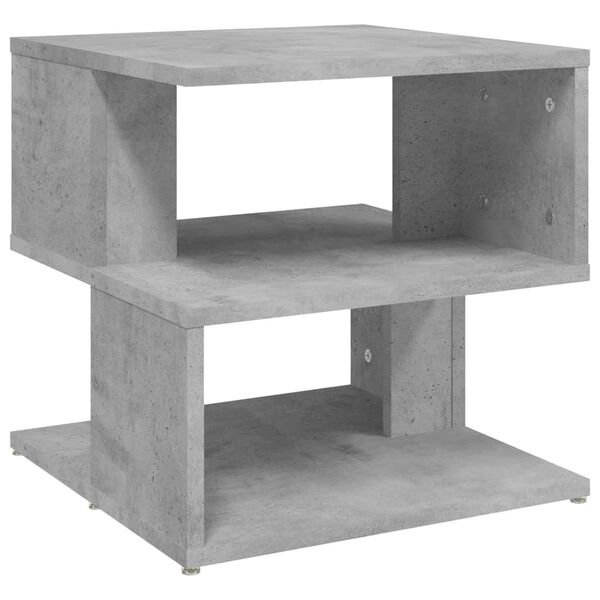 vidaXL Beistelltisch Betongrau 40x40x40 cm Holzwerkstoff