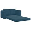 vidaXL Schlafsofa 60cm Blau Samt
