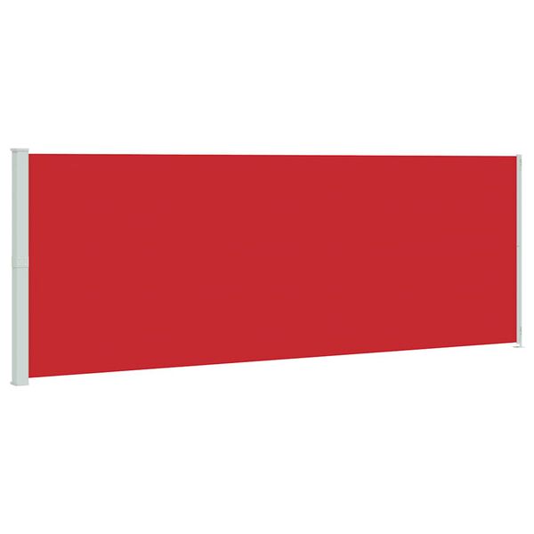 vidaXL Seitenmarkise Ausziehbar 220x600 cm Rot