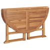 vidaXL Garten-Esstisch Klappbar 120x120x75 cm Massivholz Teak