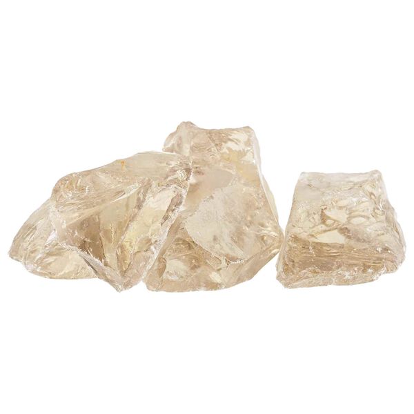 vidaXL Gartensteine Gold 12 cm Glas