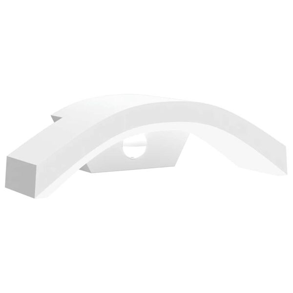 vidaXL LED-Au&szlig;enwandleuchte mit Sensor Wei&szlig; Aludruckguss