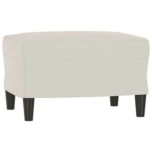 vidaXL Sitzbank Creme 70x35x41 cm Samt