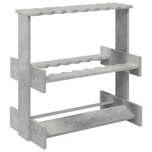 vidaXL Billardqueue-St&auml;nder Holzwerkstoff 60 x 35 x 60 cm Betongrau