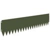 vidaXL Raseneinfassung 20 pcs 103 x 25 cm Stahl Olivgr&uuml;n