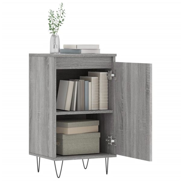 vidaXL Sideboard Grau Sonoma 40x35x70 cm Holzwerkstoff