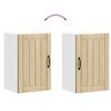 vidaXL K&uuml;chen-H&auml;ngeschrank Lucca Sonoma-Eiche Holzwerkstoff