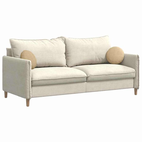 vidaXL Sitzkissen 2 pcs Grau-Gr&uuml;n &Oslash; 30 cm Cordstoff