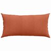 vidaXL Sofakissen 2 Stück Rot-Orange 80 x 40 cm Cordstoff