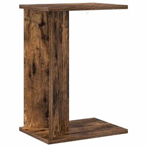 vidaXL Beistelltisch Ger&auml;ucherte Eiche 35 x 25 x 50 cm Holzwerkstoff