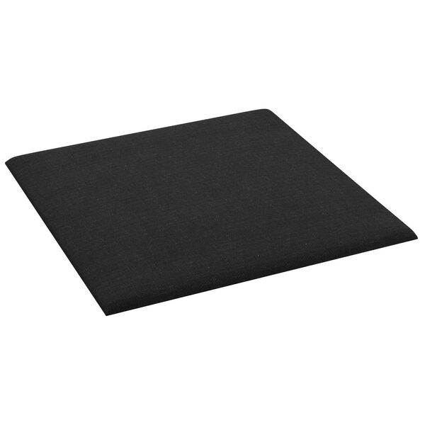 vidaXL Wandkopfteilen 12 pcs Schwarz 30 x 30 cm Stoff