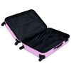 vidaXL Hartschalen-Trolley-Set 3 Stk. Rosa ABS