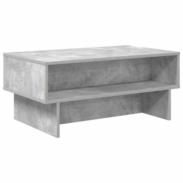 vidaXL Couchtisch Beton Grau 80 x 46 x 35 cm Holzwerkstoff