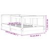 vidaXL Kinderbett 70x140 cm Massivholz Kiefer