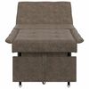 vidaXL Schlafsofa Dunkelgrau 67 x 194 x 38 cm Faux Wildleder