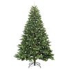 vidaXL K&uuml;nstlicher Weihnachtsbaum mit 300 LEDs Gr&uuml;n 240 cm PE und PVC
