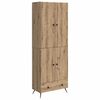 vidaXL Schrankset 2 pcs Artisan-Eiche Holzwerkstoff