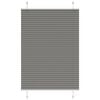vidaXL Plissee Anthrazit 85x100 cm Stoffbreite 84,4 cm Polyester