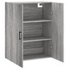 vidaXL Wandschrank Grau Sonoma 69,5x34x90 cm