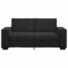 vidaXL 2-Sitzer-Sofa Schwarz 180x78x84 cm Samt