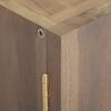 vidaXL Wand-Badschrank 90x39x40 cm Massivholz Teak