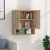 vidaXL Wandschrank Sonoma-Eiche 60x31x70 cm Holzwerkstoff