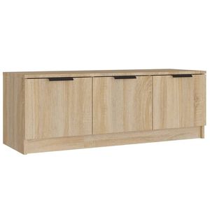 vidaXL TV-Schrank Sonoma-Eiche 102x35x36,5 cm Holzwerkstoff