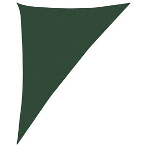 vidaXL Sonnensegel 160 g/m&sup2; Dunkelgr&uuml;n 4x5x6,8 m HDPE