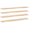 vidaXL Schweberegale 4 Stk. 160x20x2 cm Massivholz Akazie Unbehandelt