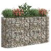 vidaXL Gabionen-Hochbeet Verzinktes Eisen 190x50x100 cm