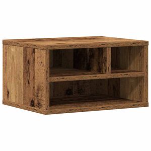 vidaXL Druckerständer Altholz 40 x 32 x 22,5 cm Holzwerkstoff