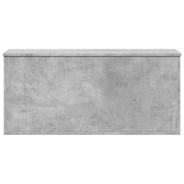 vidaXL Truhe Betongrau 100x42x46 cm Holzwerkstoff