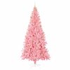 vidaXL Weihnachtsbaum mit 300 LEDs mit St&auml;nder Rosa 240 cm PVC