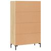 vidaXL Highboard Sonoma-Eiche 69,5x31x115 cm Holzwerkstoff
