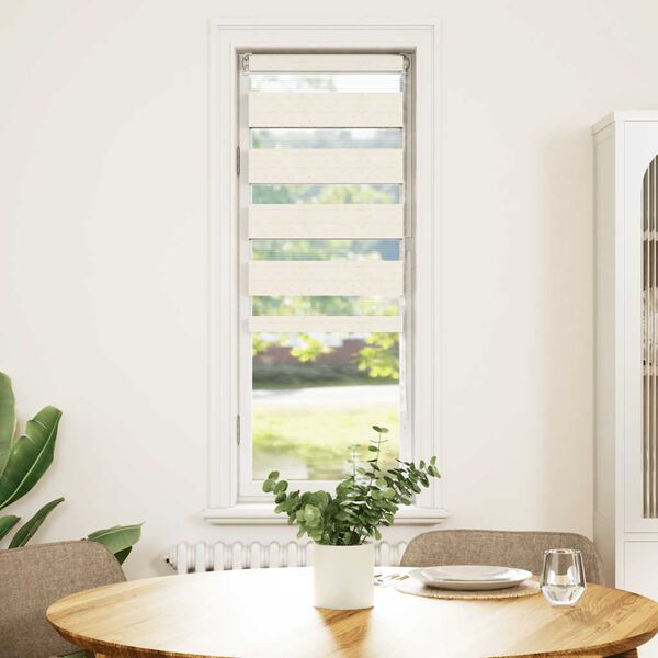 vidaXL Zebrarollo Braun 50x230 cm Stoffbreite 45,9 cm Polyester