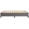 vidaXL Boxspringbettgestell Grau 200x200 cm Kunstleder