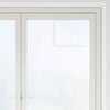 vidaXL Fensterfolie Statisch Matt Wei&szlig; 60x500 cm PVC