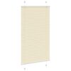 vidaXL Plissee Creme 75x150 cm Stoffbreite 74,4 cm Polyester