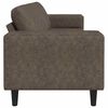 vidaXL Sofa Set Dunkelgrau Faux Wildleder
